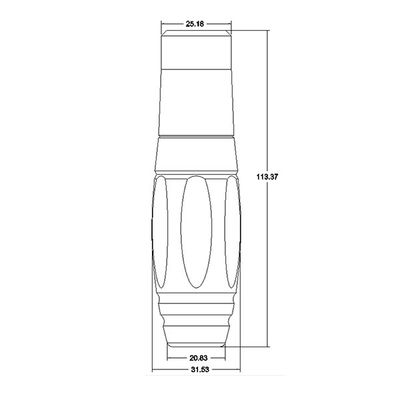 Red Color RCA Tattoo Machine With Ergonomic Technology Aluminum Alloy Shell