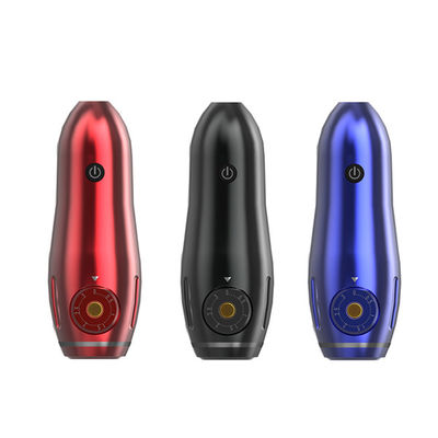 Blue Color Short Tattoo Pen With Adjustable Needle Tattoo Machine For Body Art Professional Artists
